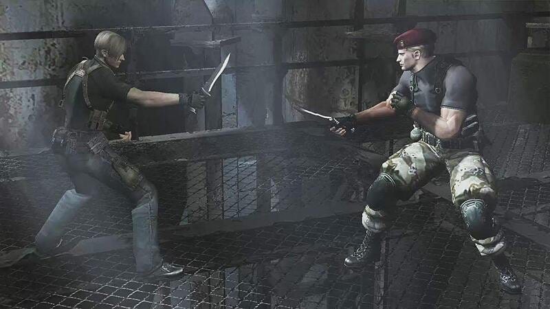 Leon vs Jack Krauser di Resident Evil 4, salah satu game PC ringan terbaik