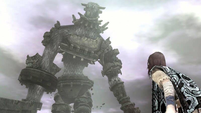 Salah satu game terbaik di PS2 Shadow of Colossus menampilkan karakter utama melawan raksasa